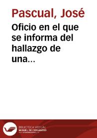 Oficio en el que se informa del hallazgo de una inscripción hebrea en Gerona de la que remite fotografía, transcripción y  traducción. | Biblioteca Virtual Miguel de Cervantes