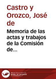 Memoria de las actas y trabajos de la Comisión de Monumentos de Granada desde su instalación en fecha 20 de Mayo de 1866 hasta fines de 1867 | Biblioteca Virtual Miguel de Cervantes