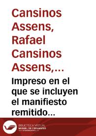 Impreso en el que se incluyen el manifiesto remitido al Subsecretario de Instrucción Pública y Bellas Artes en fecha 1 de mayo de 1925, la exposición de fecha 26 de abril de 1925 que la Asociación de la Prensa de Granada ha remitido a los poderes públicos y el artículo de Emilio Gutiérrez Gamero, relativos a su oposición a la utilización de la Alhambra para espectáculos públicos. | Biblioteca Virtual Miguel de Cervantes