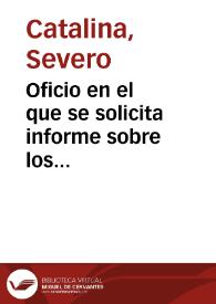 Oficio en el que se solicita informe sobre los hallazgos efectuados en Espinosa de Henares de antigüedades romanas en el curso de las obras del ferrocarril, en 1859. | Biblioteca Virtual Miguel de Cervantes