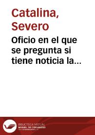 Oficio en el que se pregunta si tiene noticia la Academia de la memoria sobre los monasterios de Monte Aragón y Sijena y la iglesia de Alquezar, para que emita informe en caso afirmativo o se le remita copia en caso negativo. | Biblioteca Virtual Miguel de Cervantes