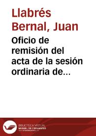 Oficio de remisión del acta de la sesión ordinaria de la Comisión de Monumentos de Baleares celebrada el día 26 de enero de 1932. | Biblioteca Virtual Miguel de Cervantes