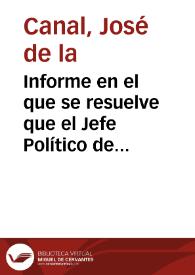 Informe en el que se resuelve que el Jefe Político de Gerona debe entregar una memoria descriptiva de los hallazgos arqueológicos en Ampurias, antes de que el Ministerio de la Gobernación de la Península proceda a dar la licencia y el dinero para retomar las excavaciones. | Biblioteca Virtual Miguel de Cervantes