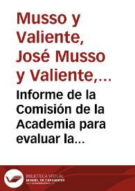 Informe de la Comisión de la Academia para evaluar la memoria remitida por Isidro Benito Aguado sobre el puteal romano con inscripción hallado en Trigueros, adviritiendo de las diferencias que existen entre el dibujo realizado por él y por Ignacio de Ordejón en 1819. | Biblioteca Virtual Miguel de Cervantes