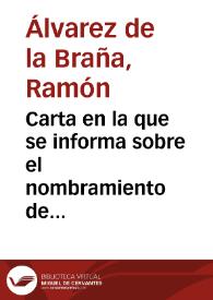 Carta en la que se informa sobre el nombramiento de los miembros de la Comisión de Monumentos de León y el inicio de las gestiones encaminadas a la cesión del convento de San Marcos, donde se encuentra el Museo Provincial, al Ministro de la Guerra. | Biblioteca Virtual Miguel de Cervantes