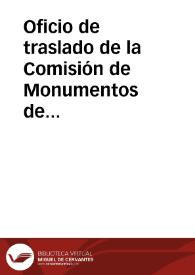 Oficio de traslado de la Comisión de Monumentos de León sobre la ubicación del Museo Provincial de Antigüedades, que la Dirección General de Instrucción Pública dirige a la Academia para que informe lo que que considere oportuno | Biblioteca Virtual Miguel de Cervantes