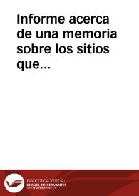 Informe acerca de una memoria sobre los sitios que ocuparon las ciudades romanas de Libia y Segasamundo, y antigüedades que se conservan en la villa de Herramelluri. El informe va acompañado de unos dibujos de una pila de agua bendita, de unas monedas, y del calco de una inscripción funeraria romana | Biblioteca Virtual Miguel de Cervantes