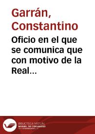 Oficio en el que se comunica que con motivo de la Real Orden del 25 de abril del 1895 de la cesión del Monasterio de Santa María la Real de Nájera a los RR. PP. Franciscanos de Cantabria, se agradecería que se publicara una reseña sobre dicho monasterio en el Boletín de la Real Academia de la Historia | Biblioteca Virtual Miguel de Cervantes