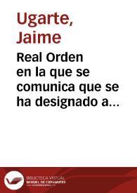 Real Orden en la que se comunica que se ha designado a los Sres. Juan de Dios de la Rada y Delgado, Francisco de Uhagón y Francisco F. Bethencourt para que estudien y se conserven los restos del General Melo y otros objetos que puedan descubrirse al llevarse a cabo el derribo del convento de la Trinidad | Biblioteca Virtual Miguel de Cervantes