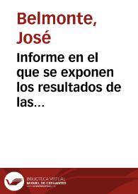 Informe en el que se exponen los resultados de las exploraciones llevadas a cabo por la Comisión de Monumentos en la villa de Los Cantos. Se consideró que pudo haber unos baños ya que se encontraron restos de cañerías. El área de sepulcros no pudo ser estudiada al ser destinada a los cultivos. Los mosaicos fueron clasificados como Bajo Imperiales. | Biblioteca Virtual Miguel de Cervantes