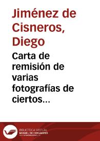 Carta de remisión de varias fotografías de ciertos objetos arqueológicos encontrados en algún lugar de la provincia de Murcia. El autor duda de su autenticidad y ruega valoración. | Biblioteca Virtual Miguel de Cervantes