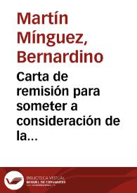 Carta de remisión para someter a consideración de la Real Academia de la Historia los apuntes sobre epigrafía egipcia que se encuentra en el Museo Arqueológico Nacional, las cuales serán traducidas bajo los puntos de vista científico, histórico, geográfico, filológico y paleográfico. | Biblioteca Virtual Miguel de Cervantes