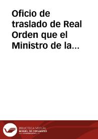 Oficio de traslado de Real Orden que el Ministro de la Gobernación envía ese mismo día al Gobernador Civil de Tarragona. Se decide conceder permiso a Sanahuja para realizar las excavaciones que crea oportunas en la provincia, levantándose acta de todos los descubrimientos, así como suministrar algunos presidiarios para la excavación de la Cantera del Puerto de Tarragona. También, auxiliar económicamente a Sanahuja y sus excavaciones. | Biblioteca Virtual Miguel de Cervantes