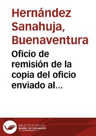 Oficio de remisión de la copia del oficio enviado al Gobernador Civil de Tarragona, ante el que se lamenta de no recibir su sueldo y teme no estar incluido en los presupuestos del Estado. Añade que después del tiempo empleado en reunir en un mismo Museo todas las colecciones importantes de la ciudad, tanto de instituciones como de particulares, el esfuerzo sea en vano, puesto que desapareciendo su sueldo desaparece también su cargo y la unidad de la colección. | Biblioteca Virtual Miguel de Cervantes