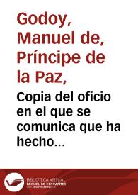 Copia del oficio en el que se comunica que ha hecho presente al Rey de un recurso de Juan José Heydeck y que en consecuencia la Academia suspenda la publicación de la memoria sobre las inscripciones hebreas de la iglesia de Nª Sª del Tránsito, pero que puede publicar la disertación de Francisco Pérez Bayer, con anotaciones o comentarios o en caso de publicar la traducción, deje a Heydeck hacer apología a sus impugnadores. | Biblioteca Virtual Miguel de Cervantes