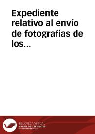 Expediente relativo al envío de fotografías de los objetos procedentes de la necrópolis romana hallada en la Dehesa de Ahín, por Juan Moraleda y Esteban. | Biblioteca Virtual Miguel de Cervantes