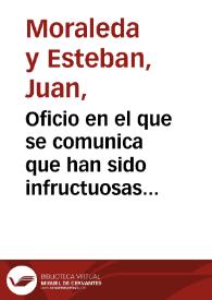 Oficio en el que se comunica que han sido infructuosas las gestiones realizadas para averiguar el paradero solicitado de dos inscripciones citadas por Juan Agustín Ceán Bermúdez. Asimismo se da noticia del hallazgo de una moneda visigoda, una de Alfonso VIII, otra de Alfonso VI, tres romanas y una medalla conmemorativa de la batalla de Lepanto. | Biblioteca Virtual Miguel de Cervantes