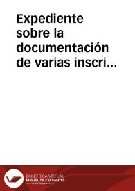 Expediente sobre la documentación de varias inscripciones romanas halladas en la provincia de Jaén por el Sr. Horace Sandars. | Biblioteca Virtual Miguel de Cervantes