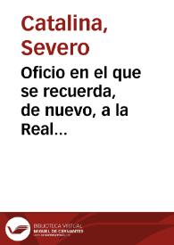 Oficio en el que se recuerda, de nuevo, a la Real Academia de la Historia que debe remitir a la Dirección de Instrucción Pública, el informe solicitado relativo al cambio de nombre de la villa de Murviedro por el de Sagunto. | Biblioteca Virtual Miguel de Cervantes