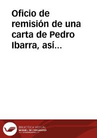 Oficio de remisión de una carta de Pedro Ibarra, así como una fotografía y su descripción publicada en un periódico, del hallazgo de un objeto de arte en la antigua Ilici. | Biblioteca Virtual Miguel de Cervantes