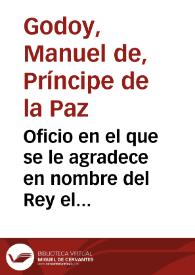 Oficio en el que se le agradece en nombre del Rey el informe y dictamen realizado por la Academia sobre las dos monedas antiguas de plata remitidas por orden real para su examen. | Biblioteca Virtual Miguel de Cervantes