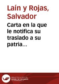 Carta en la que le notifica su traslado a su patria chica, Bujalance, y se ofrece a desempeñar desde allí el trabajo que la Academia considere oportuno. Envía adjuntas, y por mano del hermano José Lorenzo 7 monedas halladas en Pedro Abad. | Biblioteca Virtual Miguel de Cervantes