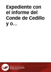 Expediente con el informe del Conde de Cedillo y otros documentos relativos a la declaración del santuario de la Santísima Cruz como Monumento Nacional. | Biblioteca Virtual Miguel de Cervantes