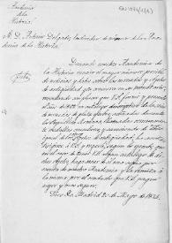 Minuta de oficio remitido al exanticuario de la Real Academia de la Historia solicitándole que si tiene catálogo formado del monetario de la Real Academia de la Historia, similar al que ejecutó en 1862 de las monedas consulares, haga copia y la remita. | Biblioteca Virtual Miguel de Cervantes