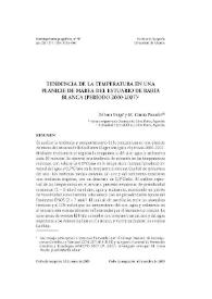 Tendencia de la temperatura en una planicie de marea del estuario de Bahía Blanca (período 2000-2007) / Débora Beigt y M.Cintia Píccolo | Biblioteca Virtual Miguel de Cervantes