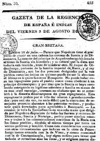 Gaceta de la Regencia de España e Indias. Año 1810. Núm. 50, 3 de agosto de 1810 | Biblioteca Virtual Miguel de Cervantes