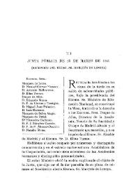 Junta pública de 23 de marzo de 1941 : recepción del Excmo. Sr. Marqués de Lozoya / F. J. Sánchez Cantón | Biblioteca Virtual Miguel de Cervantes