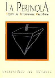 La Perinola : revista de investigación quevediana. Núm. 12, 2008 | Biblioteca Virtual Miguel de Cervantes