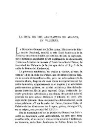 La casa de los Almirantes de Aragón, en Valencia / Elías Tormo | Biblioteca Virtual Miguel de Cervantes