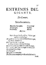 Entremes del gigante / de Cancer | Biblioteca Virtual Miguel de Cervantes