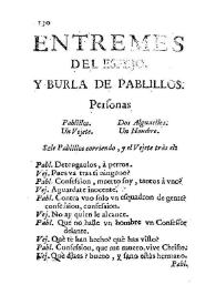 Entremes del espejo y burla de Pablillos | Biblioteca Virtual Miguel de Cervantes