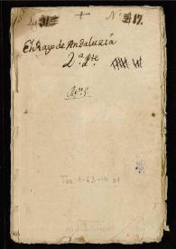 Comedia famosa, El rayo de Andalucía y genízaro de España. Segunda parte / de Don Alvaro Cuvillo de Aragón | Biblioteca Virtual Miguel de Cervantes