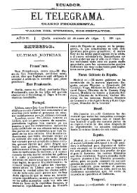 El Telegrama : diario progresista. Año II, núm. 140, miércoles 22 de enero de 1890 | Biblioteca Virtual Miguel de Cervantes