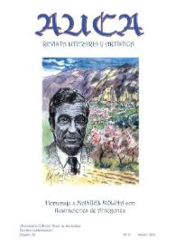 Auca : revista literaria y artística. Núm. 21, marzo 2011 | Biblioteca Virtual Miguel de Cervantes