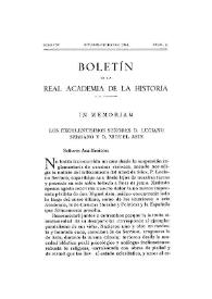 Los excelentísimos señores don Luciano Serrano y don Miguel Asín / El Duque de Maura | Biblioteca Virtual Miguel de Cervantes