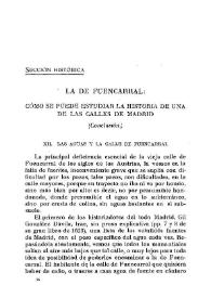 La de Fuencarral  : Cómo se puede estudiar la historia de una de las calles de Madrid [II] (Conclusión) / Elías Tormo | Biblioteca Virtual Miguel de Cervantes