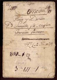 Hado y Divisa de Leonido, y de Marfisa / [De Dn. Pedro Calderon dela Barca] | Biblioteca Virtual Miguel de Cervantes