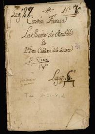 La puente de Mantible. Comedia famosa / de Don Pedro Calderon de la Barca | Biblioteca Virtual Miguel de Cervantes