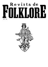 Revista de Folklore. Tomo 1b. Núm. 10, 1981 | Biblioteca Virtual Miguel de Cervantes