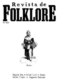 Revista de Folklore. Tomo 9a. Núm. 102, 1989 | Biblioteca Virtual Miguel de Cervantes