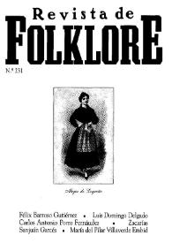 Revista de Folklore. Tomo 20a. Núm. 231, 2000 | Biblioteca Virtual Miguel de Cervantes