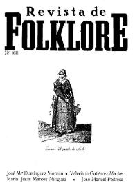 Revista de Folklore. Tomo 14a. Núm. 160, 1994 | Biblioteca Virtual Miguel de Cervantes