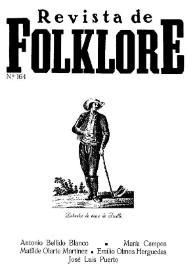 Revista de Folklore. Tomo 14b. Núm. 164, 1994 | Biblioteca Virtual Miguel de Cervantes