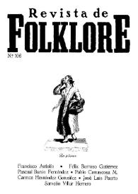 Revista de Folklore. Tomo 9b. Núm. 106, 1989 | Biblioteca Virtual Miguel de Cervantes