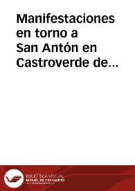 Manifestaciones en torno a San Antón en Castroverde de Campos / Villar Herrero, Sarvelio | Biblioteca Virtual Miguel de Cervantes