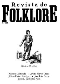 Revista de Folklore. Tomo 14a. Núm. 157, 1994 | Biblioteca Virtual Miguel de Cervantes